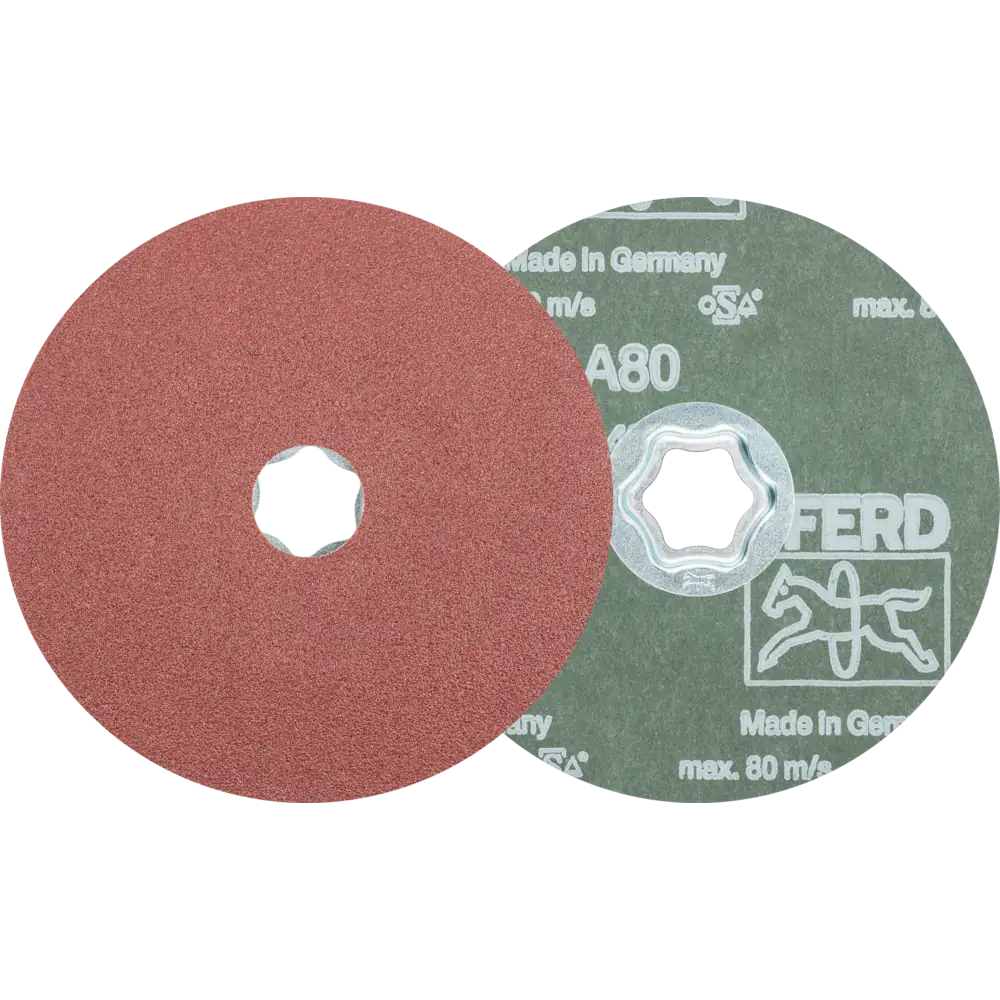 PFERD TOOLS COMBICLICK Korund Fiberscheibe für universelle Anwendungen PFERD TOOLS COMBICLICK Korund Fiberscheibe für universelle Anwendungen