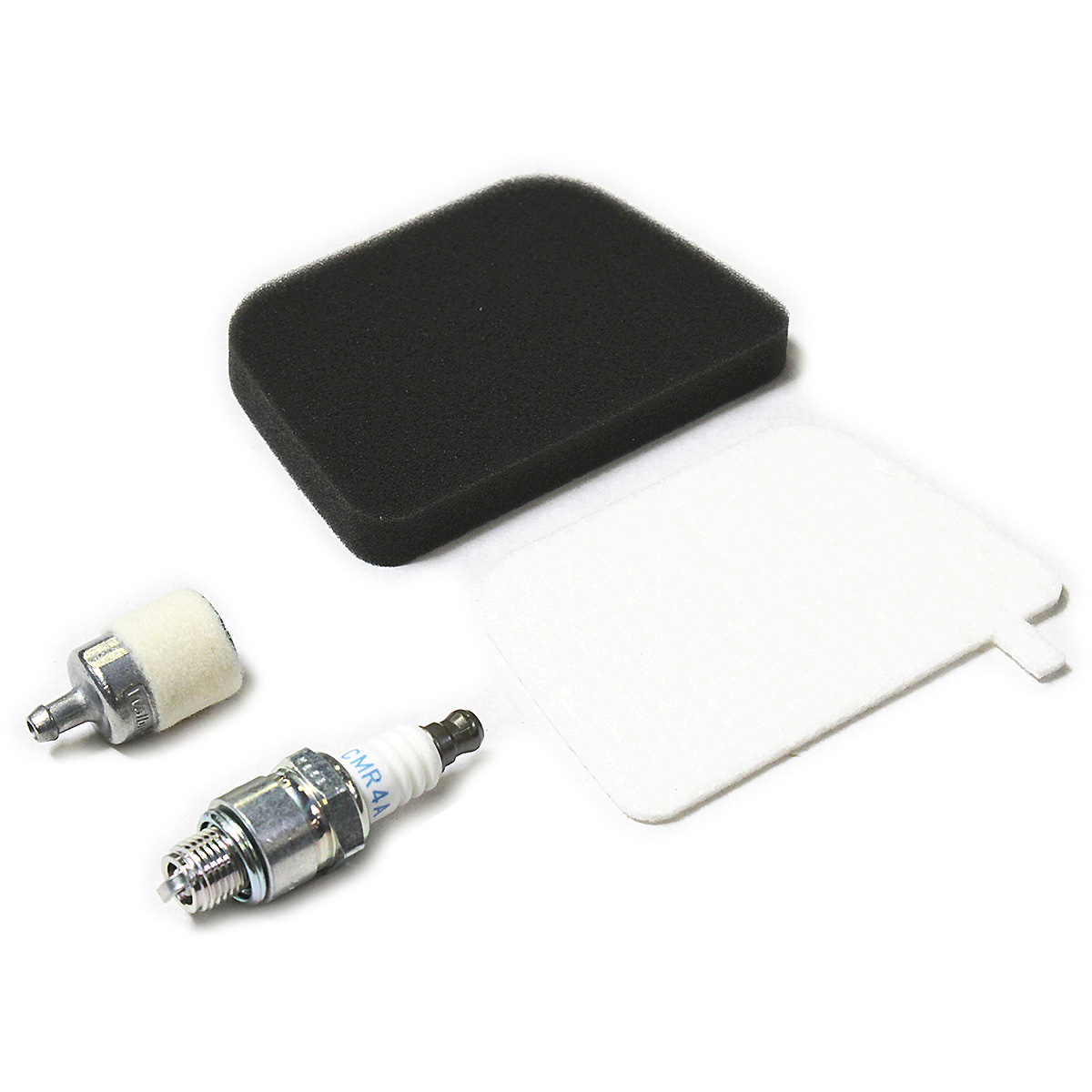 Makita Wartungs-Set 4-teilig - Zündkerze CMR4A - Benzinfilter - Luftfilter - 197679-7