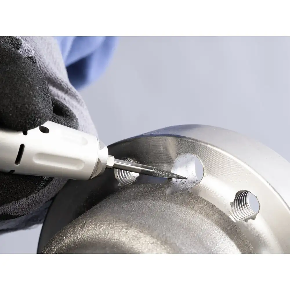 PFERD TOOLS Hartmetall Hochleistungsfrässtift MICRO Spitzkegel SKM Ø 03x11mm Schaft-Ø 3mm HICOAT beschichtet für die Feinbearbeitung