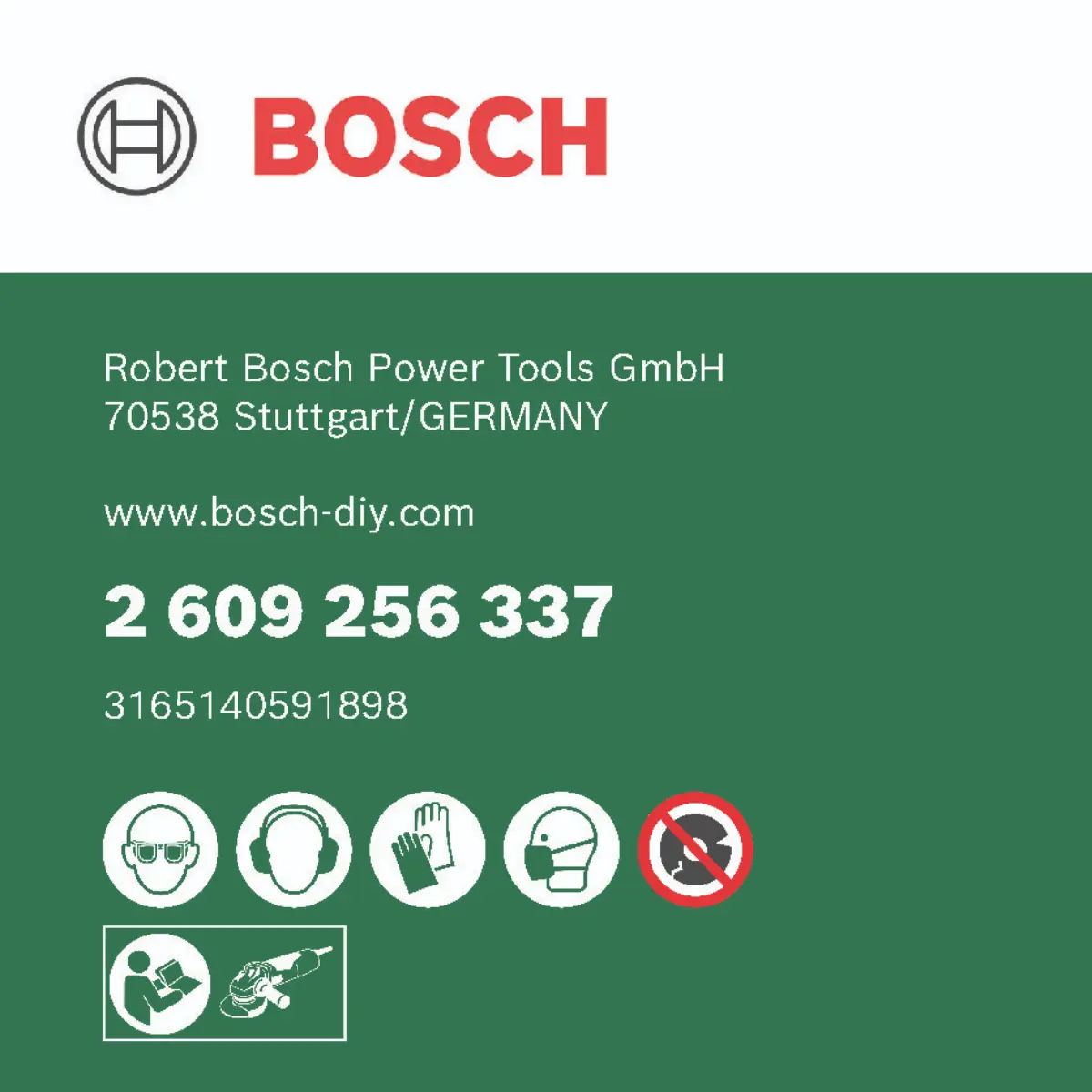 Bosch Schruppscheibe gekröpft, Metall D= 125 mm