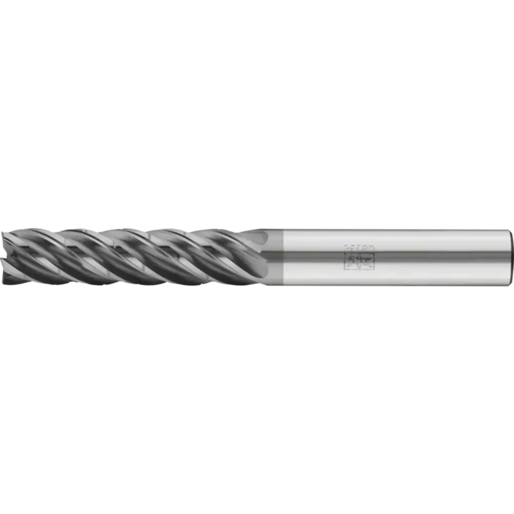 PFERD TOOLS VHM-Fräser Ø25mm, 5 Schneiden, mit Spanteiler, 4xDC, Radius 1mm, HB, Universal