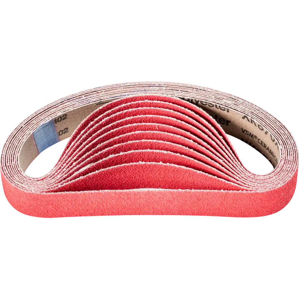 PFERD TOOLS Keramikkorn Schleifband BA für Edelstahl-Schliff mit Rohrbandschleifer