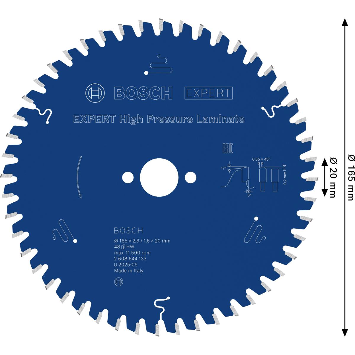 Bosch Kreissägeblatt Expert for High Pressure Laminate