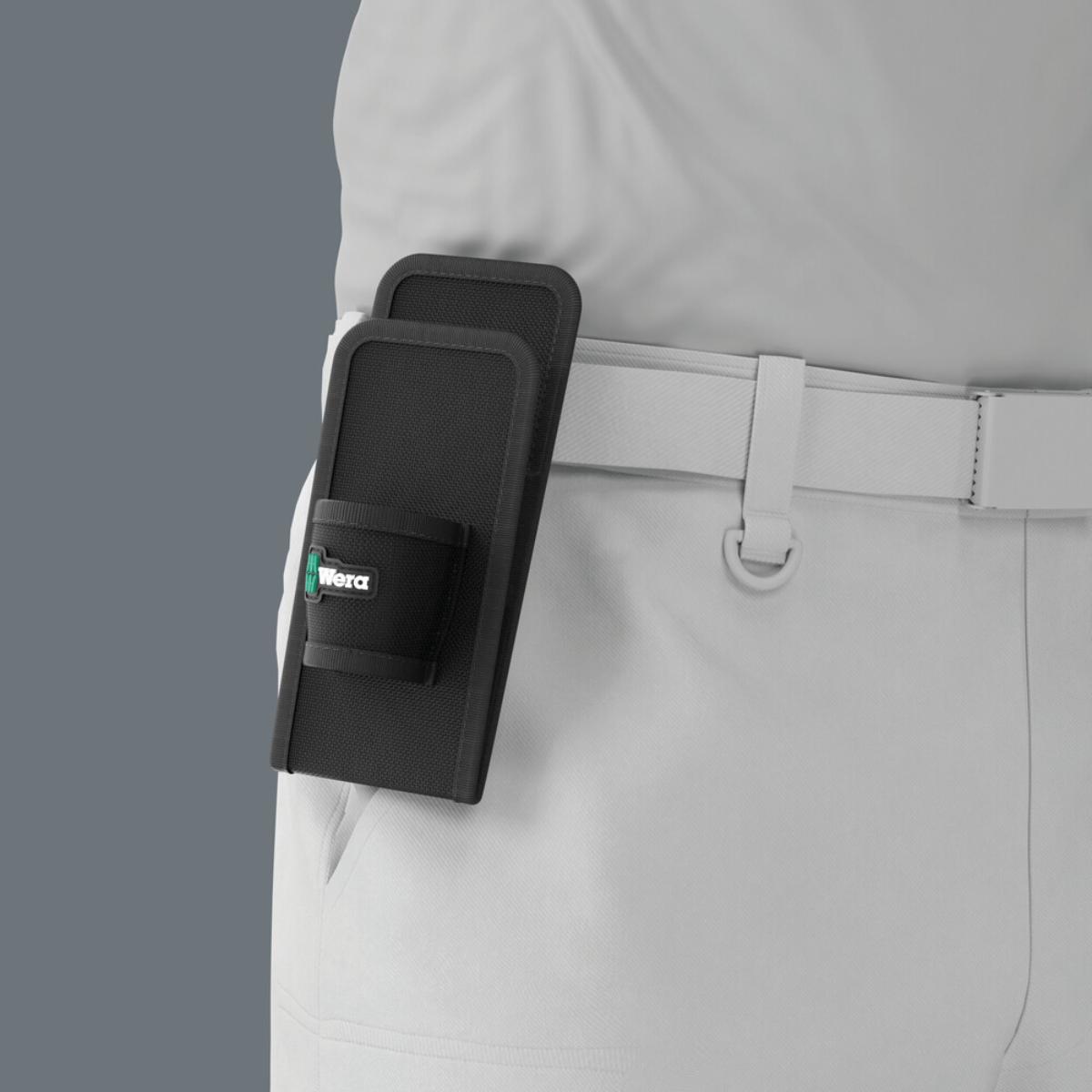 Wera 9594 Holster Kraftform Kompakt VDE GO RA zur Befestigung am Gürtel, ohne Werkzeug
