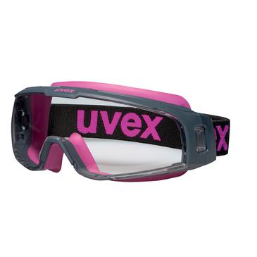 uvex Vollsichtbrille u-sonic grau, blau