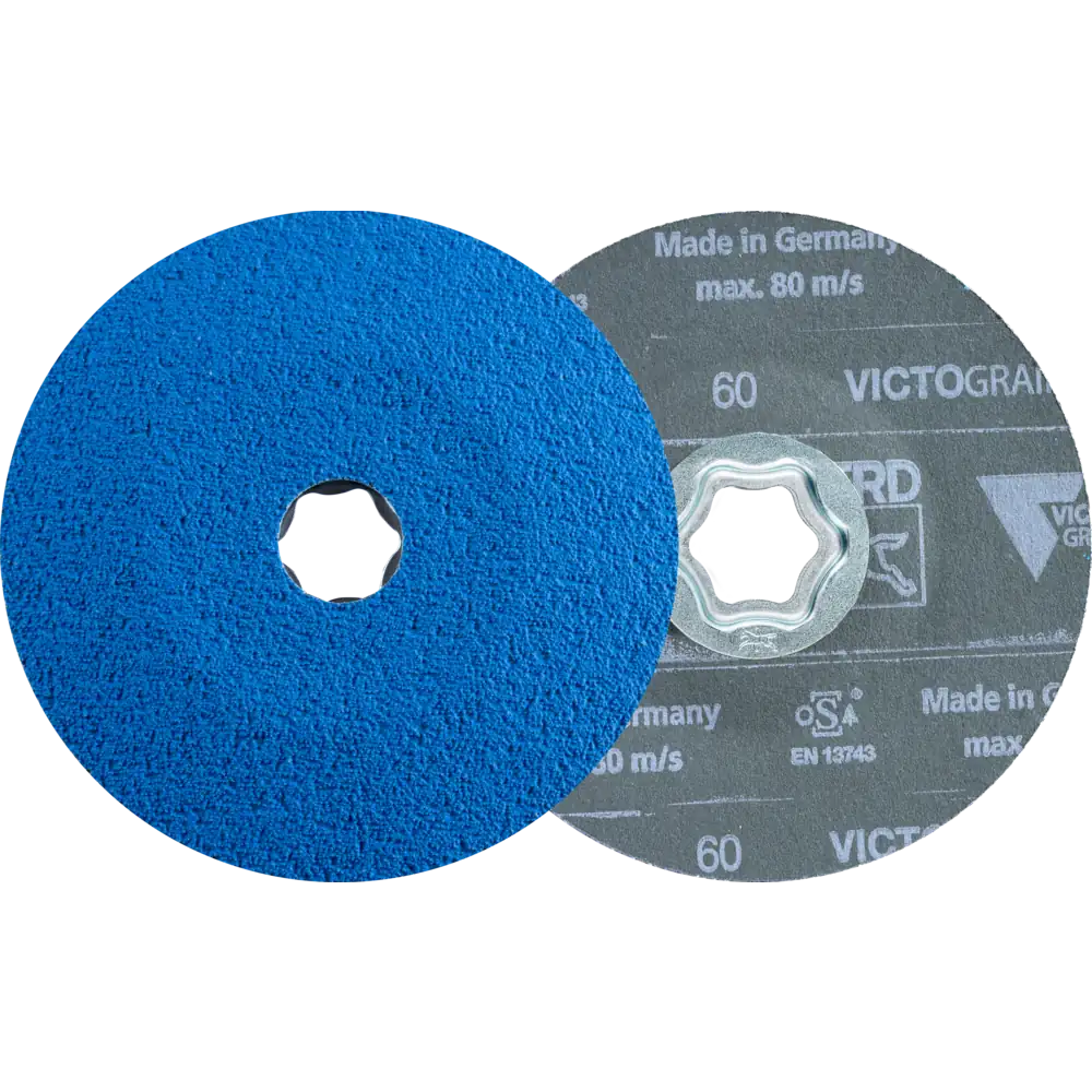 PFERD TOOLS COMBICLICK Fiberscheibe VICTOGRAIN-COOL für Stahl und Edelstahl