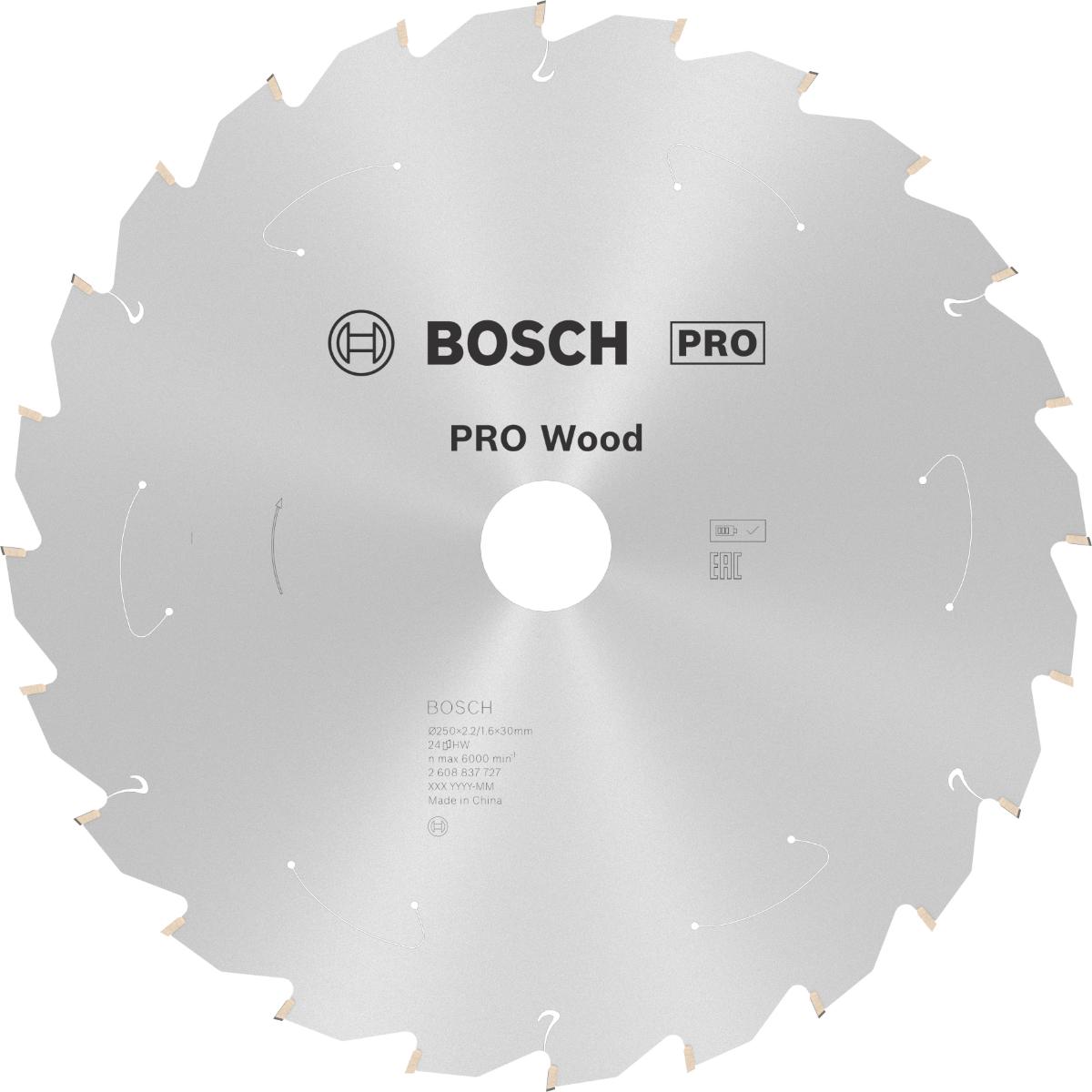 Bosch PRO Akku-Kreissägeblatt Standard for Wood B 190x20 T48
