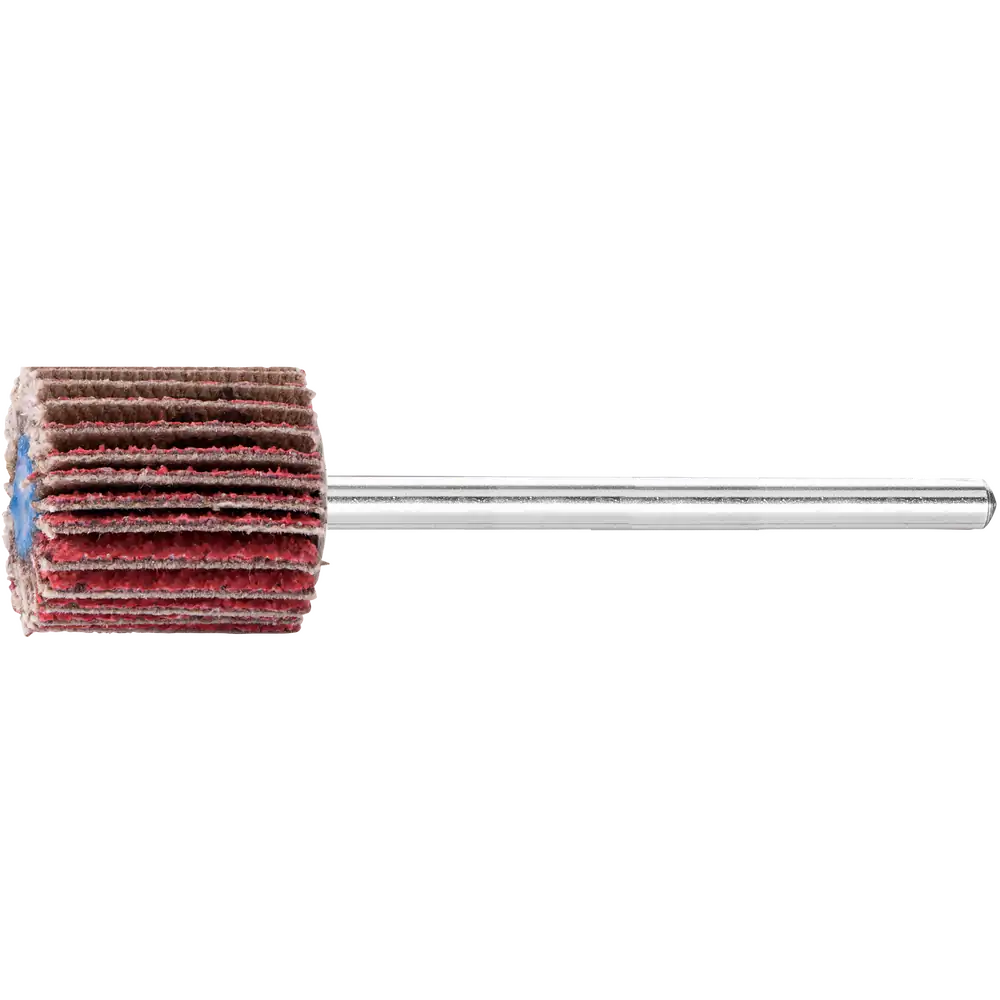 PFERD TOOLS Keramikkorn Fächerschleifer F Ø 15x15mm Schaft-Ø 3 mm CO-COOL120 hoher Abtrag auf Edelstahl