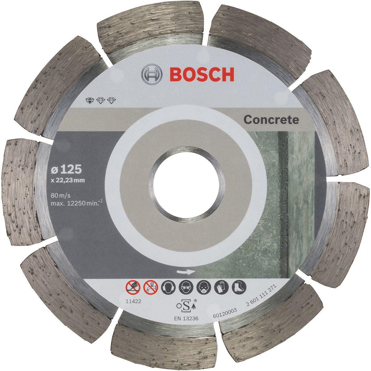 Bosch Diamanttrennscheibe Standard for Concrete