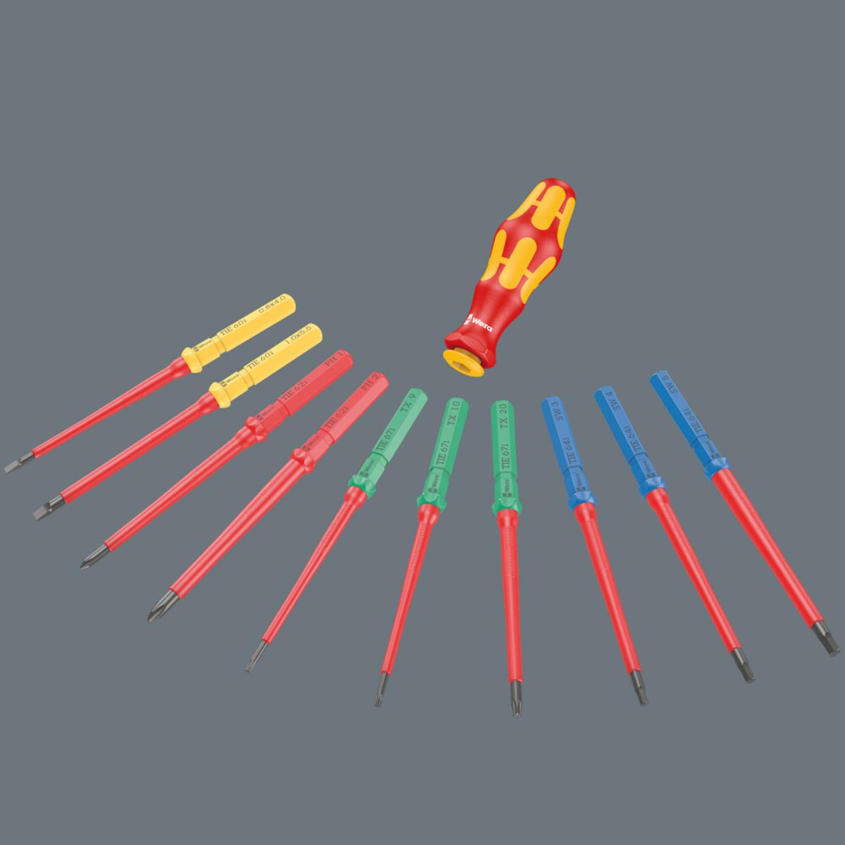 05006633001we Wera Kraftform Kompakt VDE Safe-Torque Speed Schaltschrank 1, 23-teiliges Set