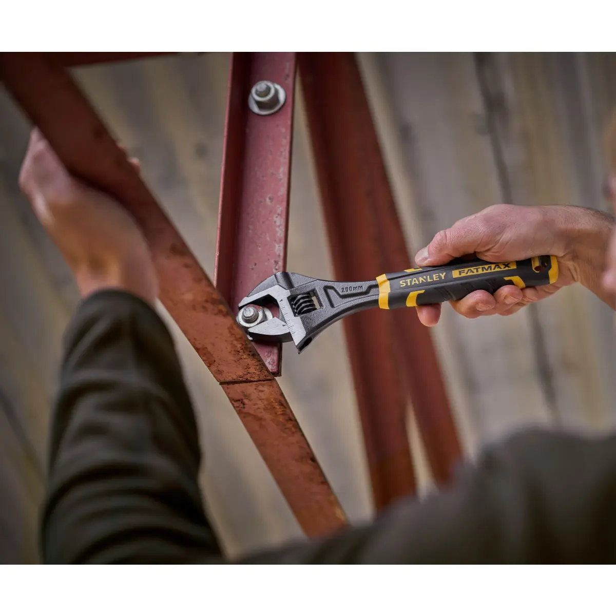 STANLEY FATMAX Rollgabelschlüssel mit Schnelleinstellung, Spannbereich 33 mm, Länge 250 mm