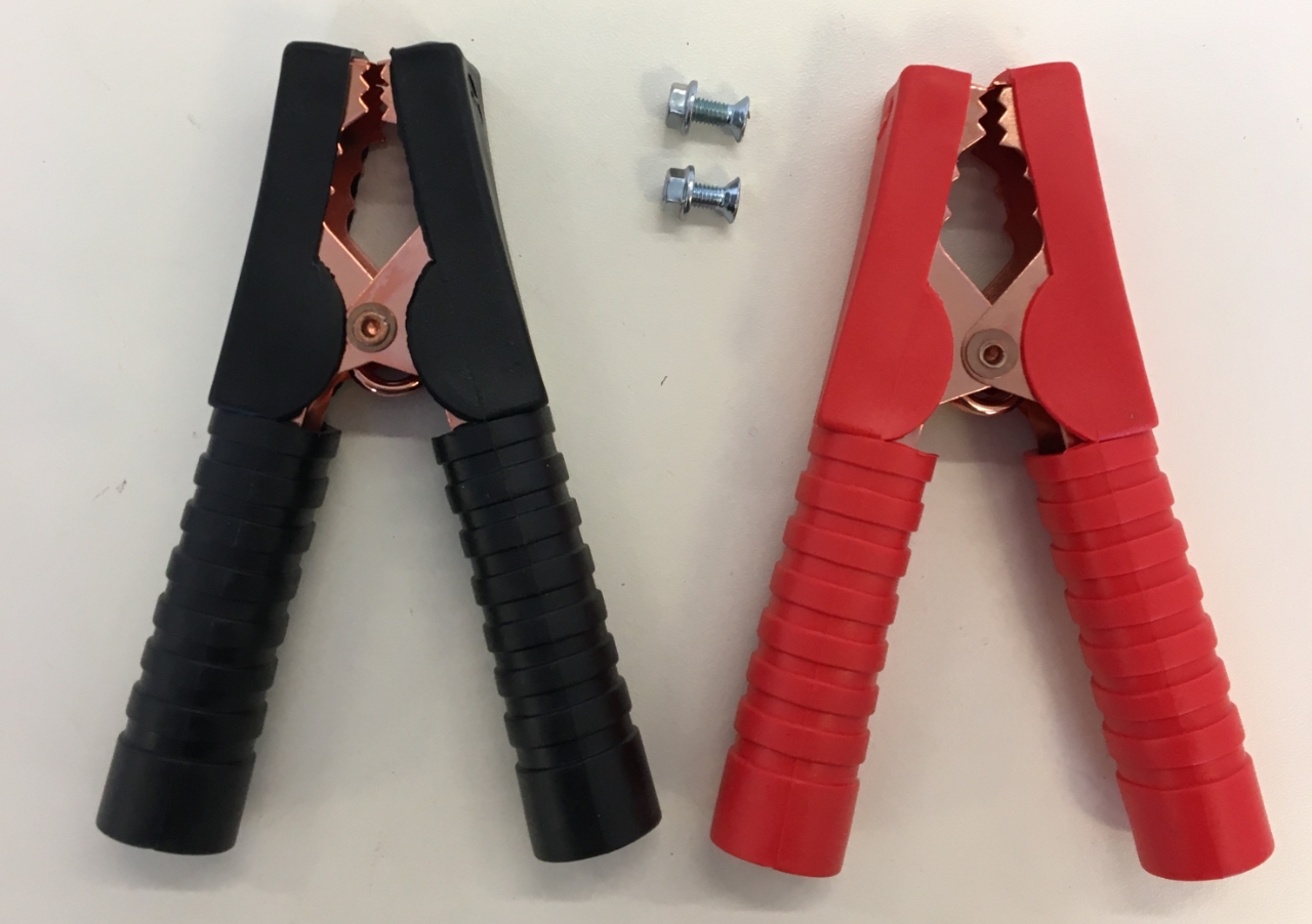 ELMAG Polklemmen rot + schwarz Nr. 23