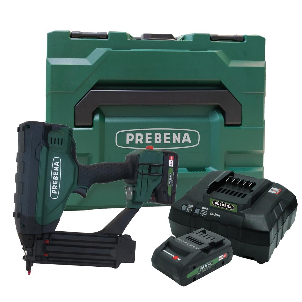 PREBENA PKT-3-J55 Akku-Nagler für 16-50 mm inkl. Akku + Ladegerät