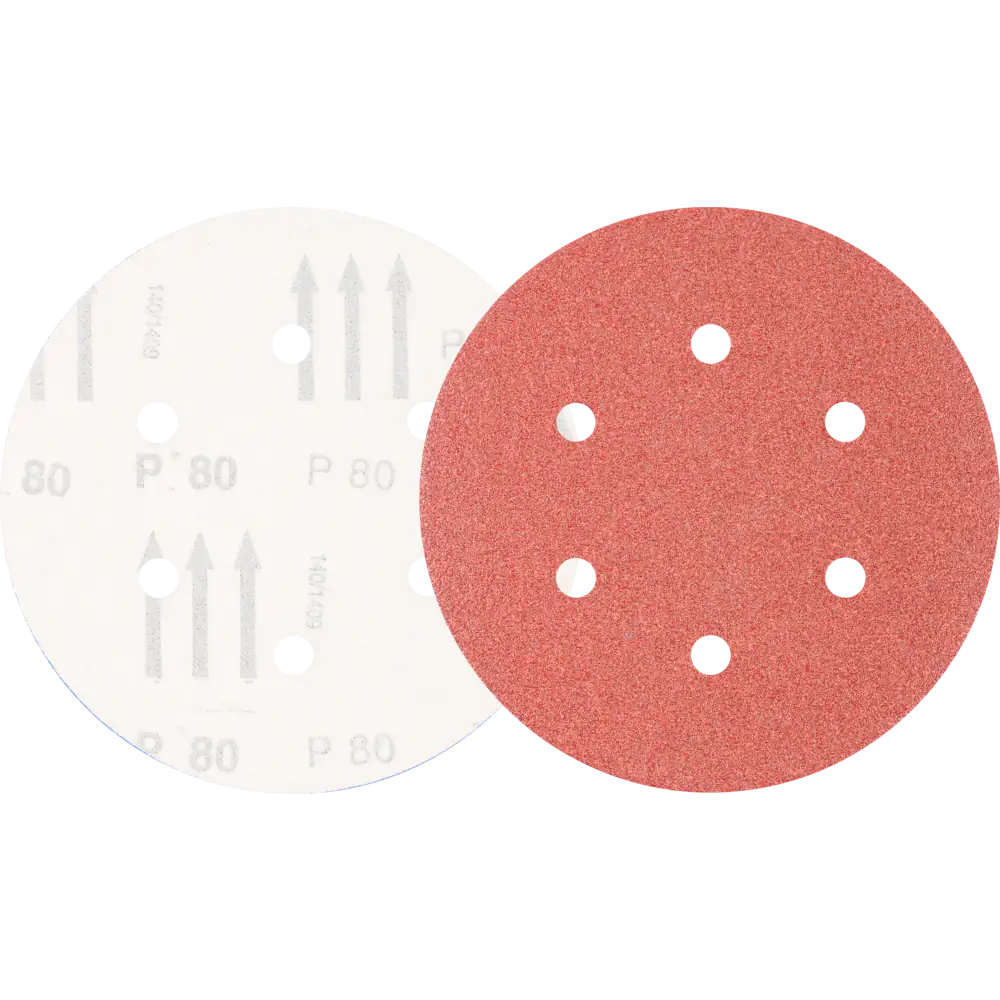 PFERD TOOLS Universal Korund Klettscheibe KSS 6 Absauglöcher für Exzenterschleifer