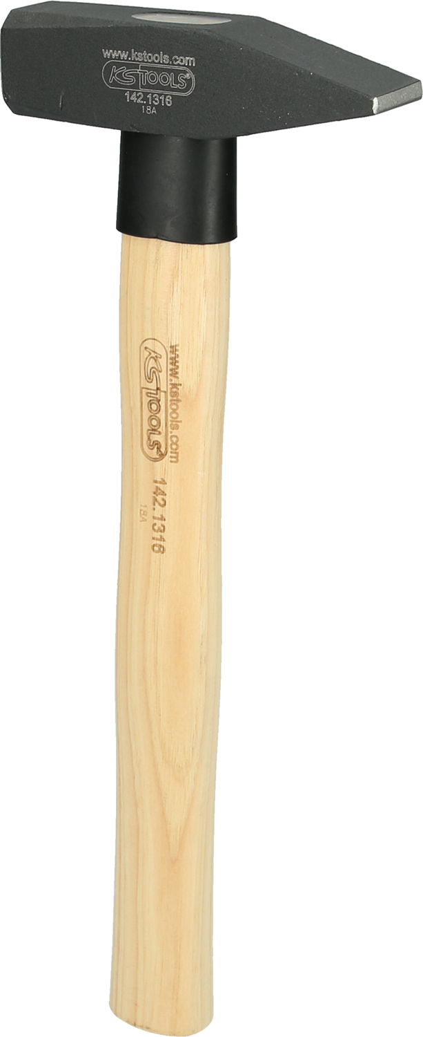 KS Tools Schlosserhammer mit Hickorystiel