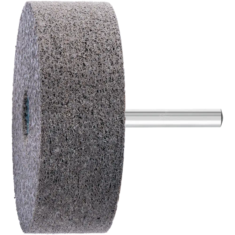 PFERD TOOLS POLINOX verpresster Vlies-Schleifstift Zylinderform PNER Ø 75x25 mm Schaft-Ø 6mm Mittelweich A Fein für Finish