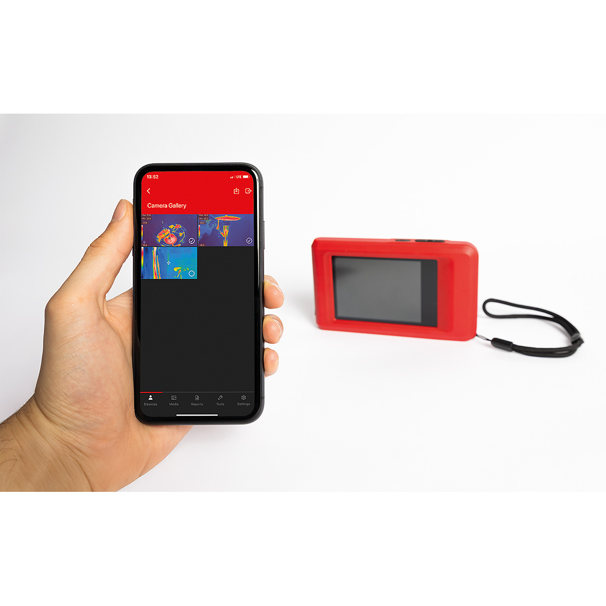 Rothenberger ROINFRATECT Wärmebildkamera, Kamerahülle, 2in1 Kabel,Bedienungsanleitung.