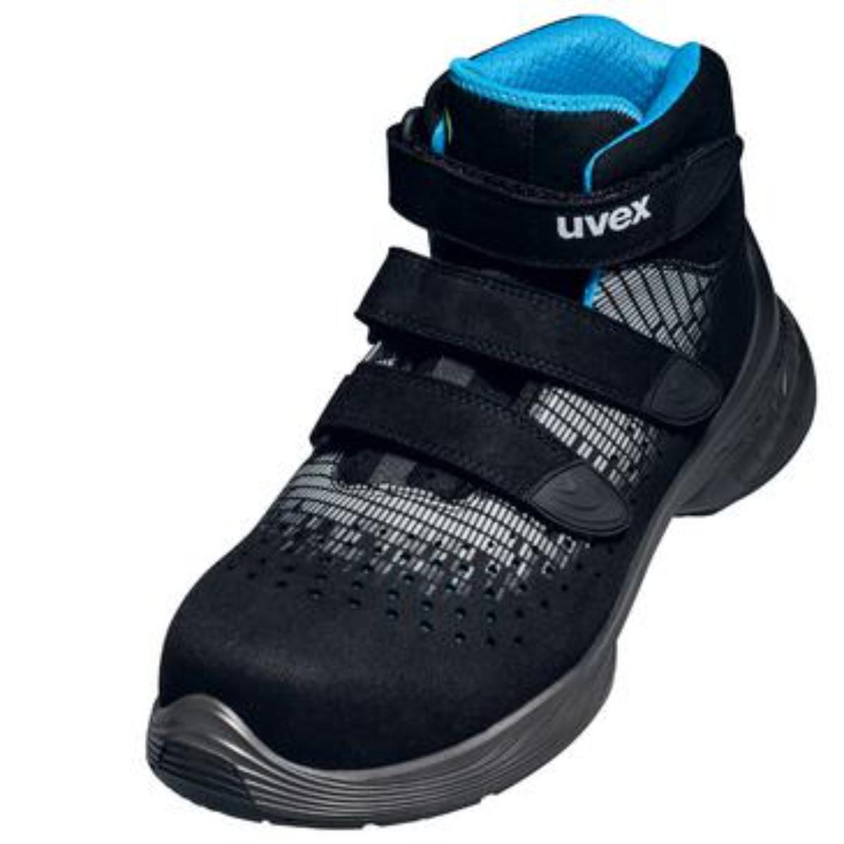 Uvex 1 G2 Sicherheitsschuh S1 Klettstiefel Weite 12