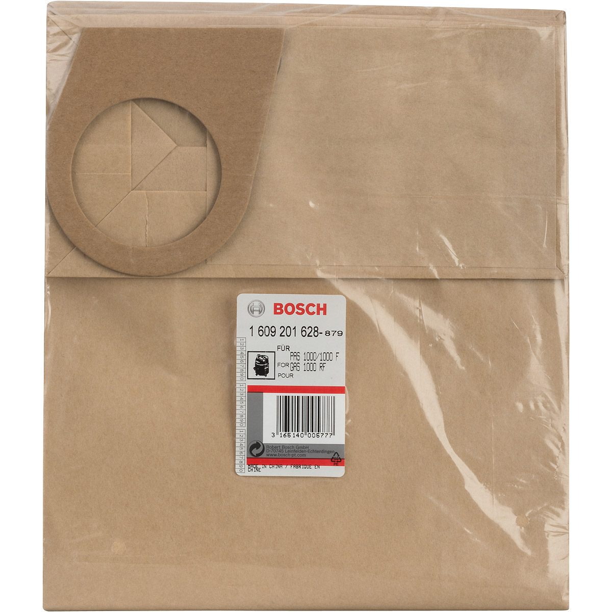 Bosch Papierfilterbeutel, passend zu GAS 1000 RF, PAS 900, PAS 1000, PAS 1000 F