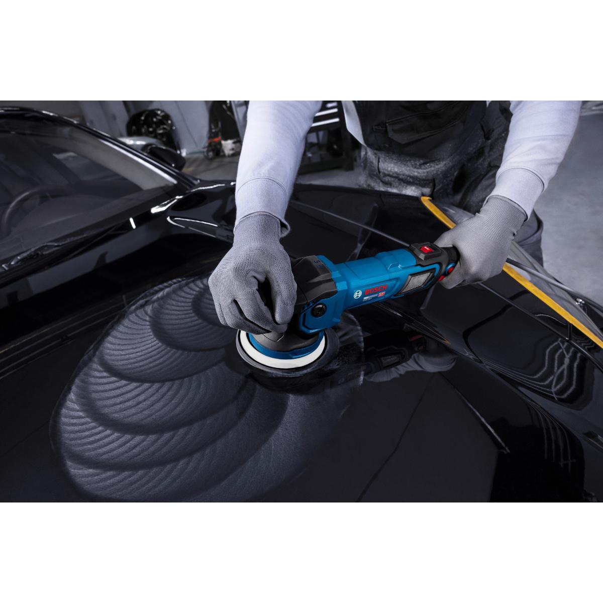 Bosch Polierer GPX9-125S, Schwamm 130 mm, Bosch Professional Werkzeugtasche