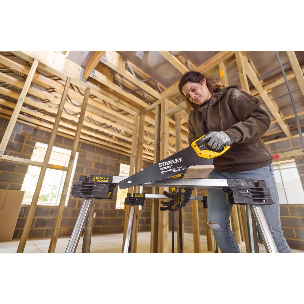 STANLEY JETCUT Handsäge für Laminat 450mm 11TPI