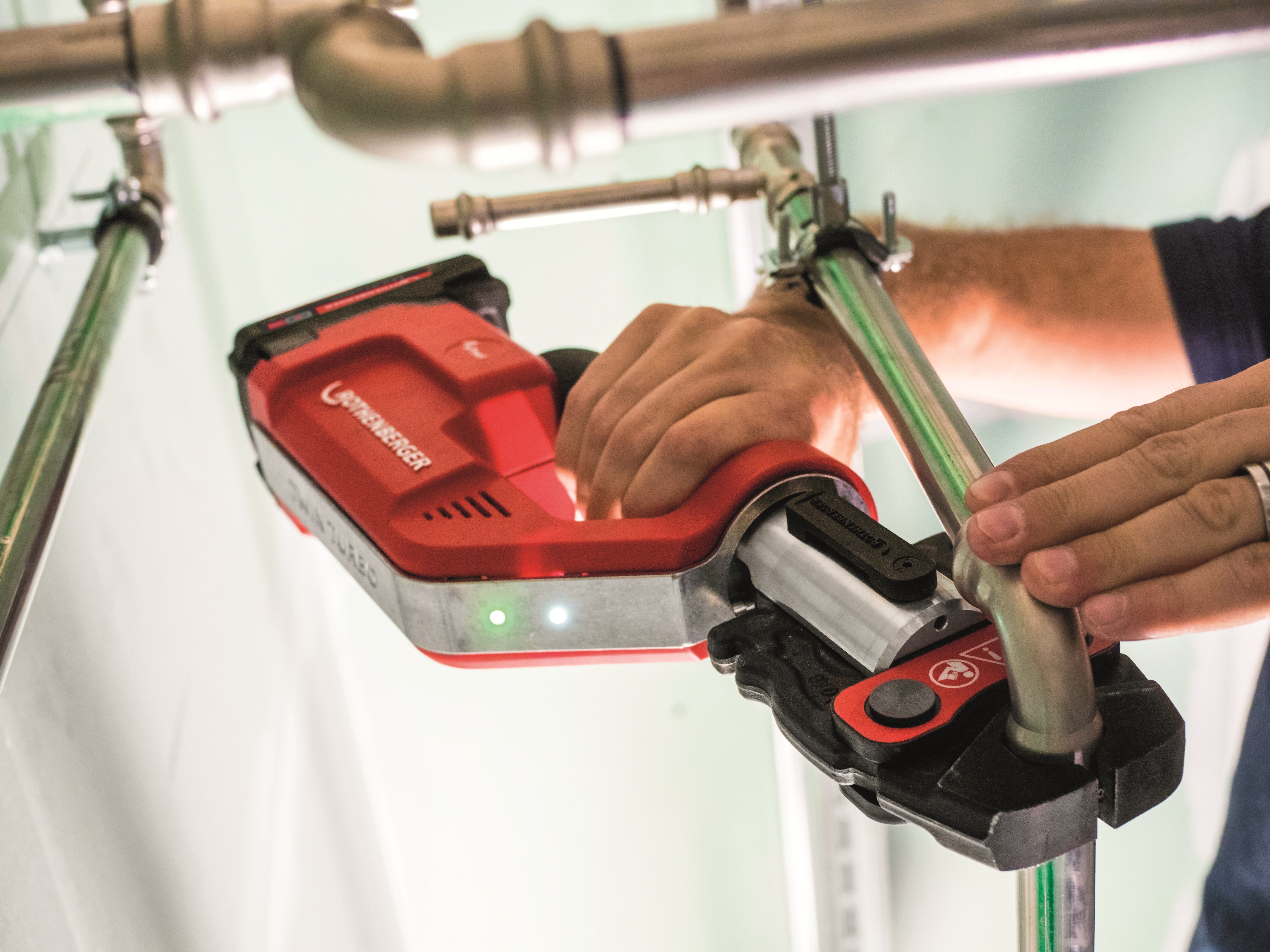 Rothenberger ROMAX COMPACT TT EU im ROCASE mit 2x2Ah Akku, Ladegerät EU