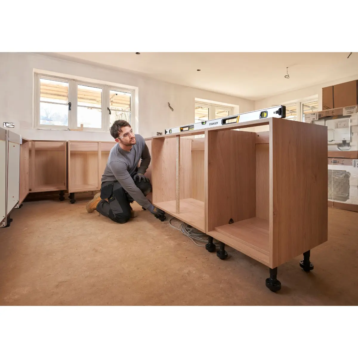 STANLEY FATMAX Hohlprofil-Wasserwaage 120cm (magnetisch)