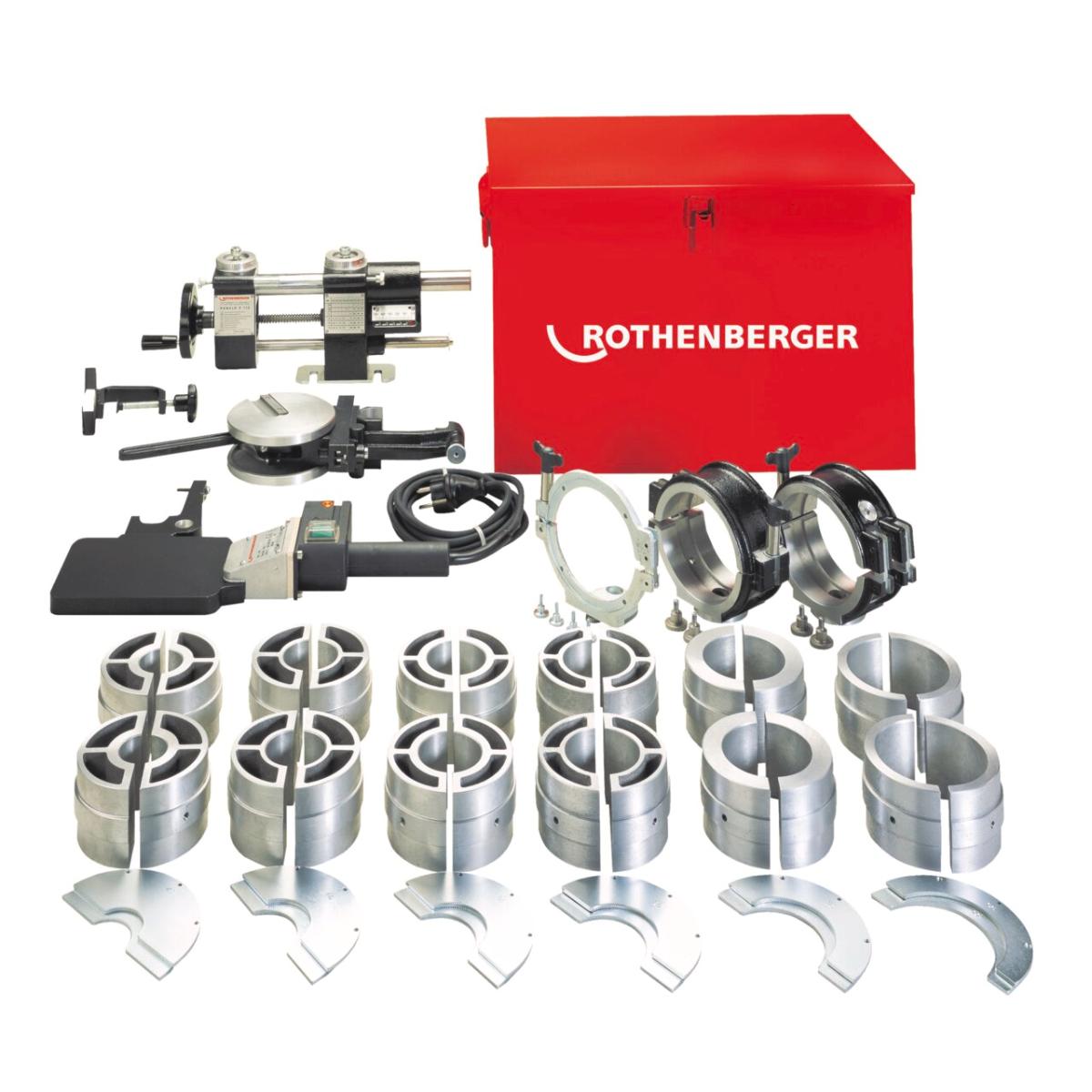 Rothenberger Manuelle Heizelement-Stumpfschweißmaschine ROWELD P110, 40-110mm, 230V