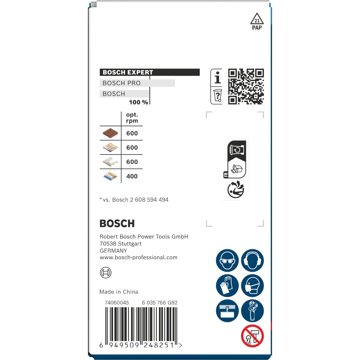 Bosch EXPERT Construction Material Power Change Plus Lochsäge, 60 x 60 mm