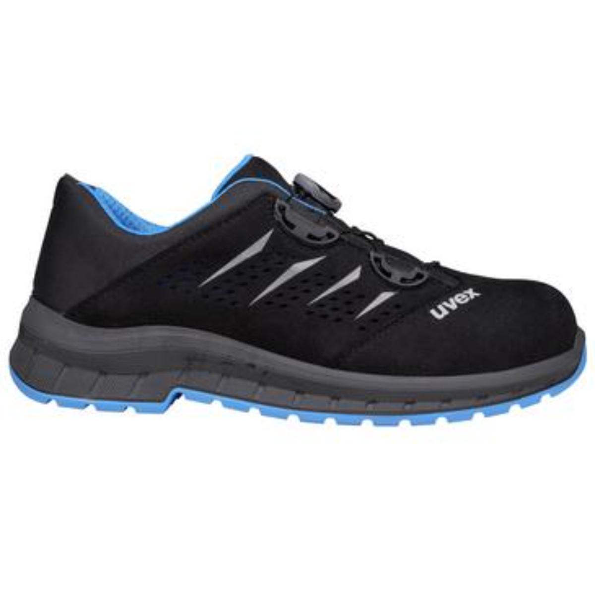 uvex 2 trend BOA SicherheitsschuhHalbschuhe S1P blau-schwarz