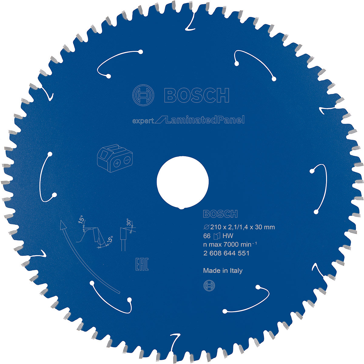 Bosch Akku-Kreissägeblatt Expert for Laminated Panel