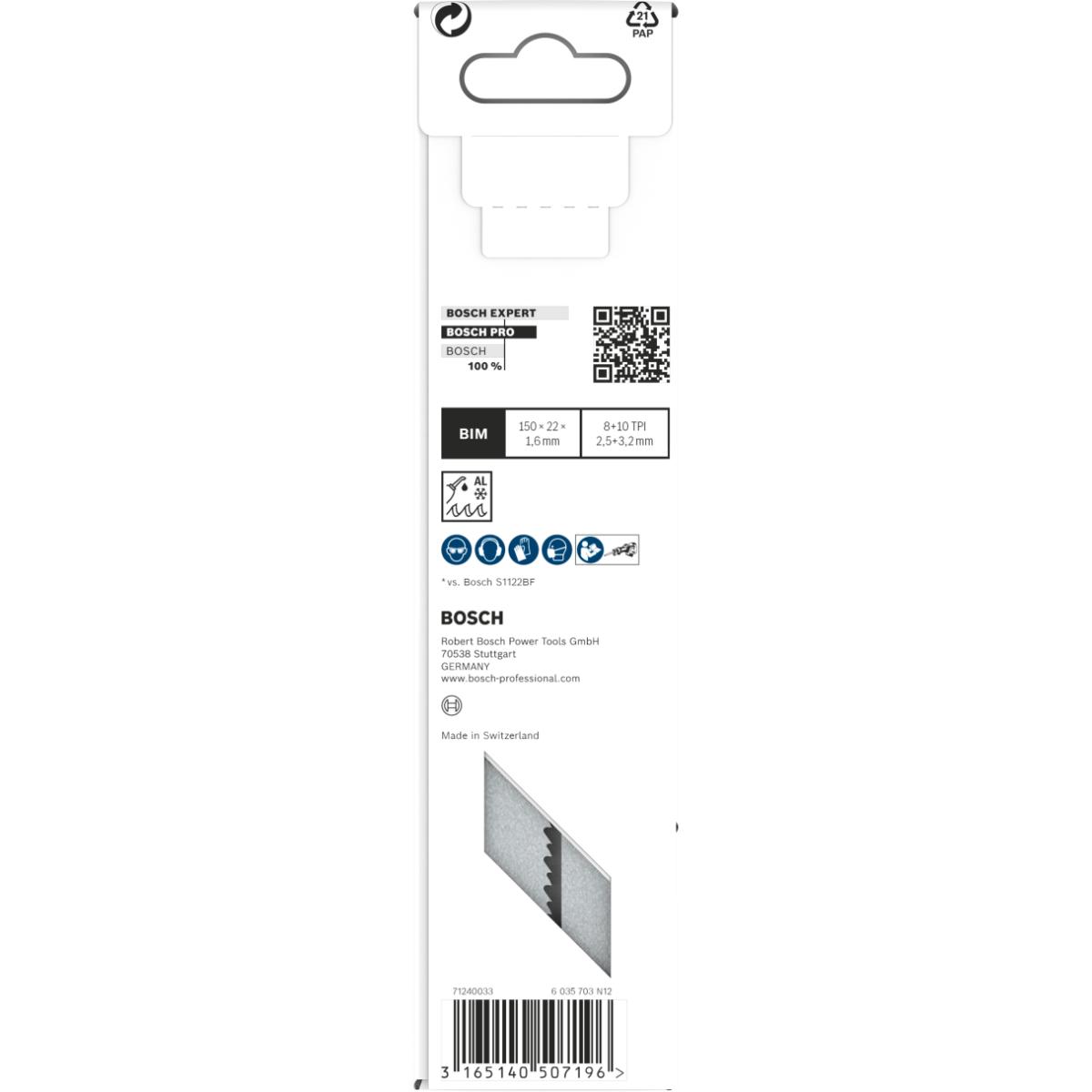 Bosch PRO Säbelsägeblatt S 930 CF, Endurance for Heavy Metal, 5er-Pack