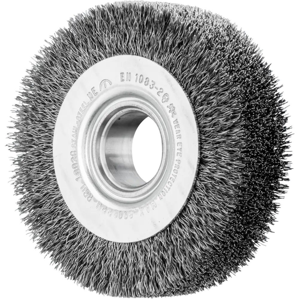 PFERD TOOLS POS Rundbürste breit ungezopft RBU Stahl-Draht Schleifbock