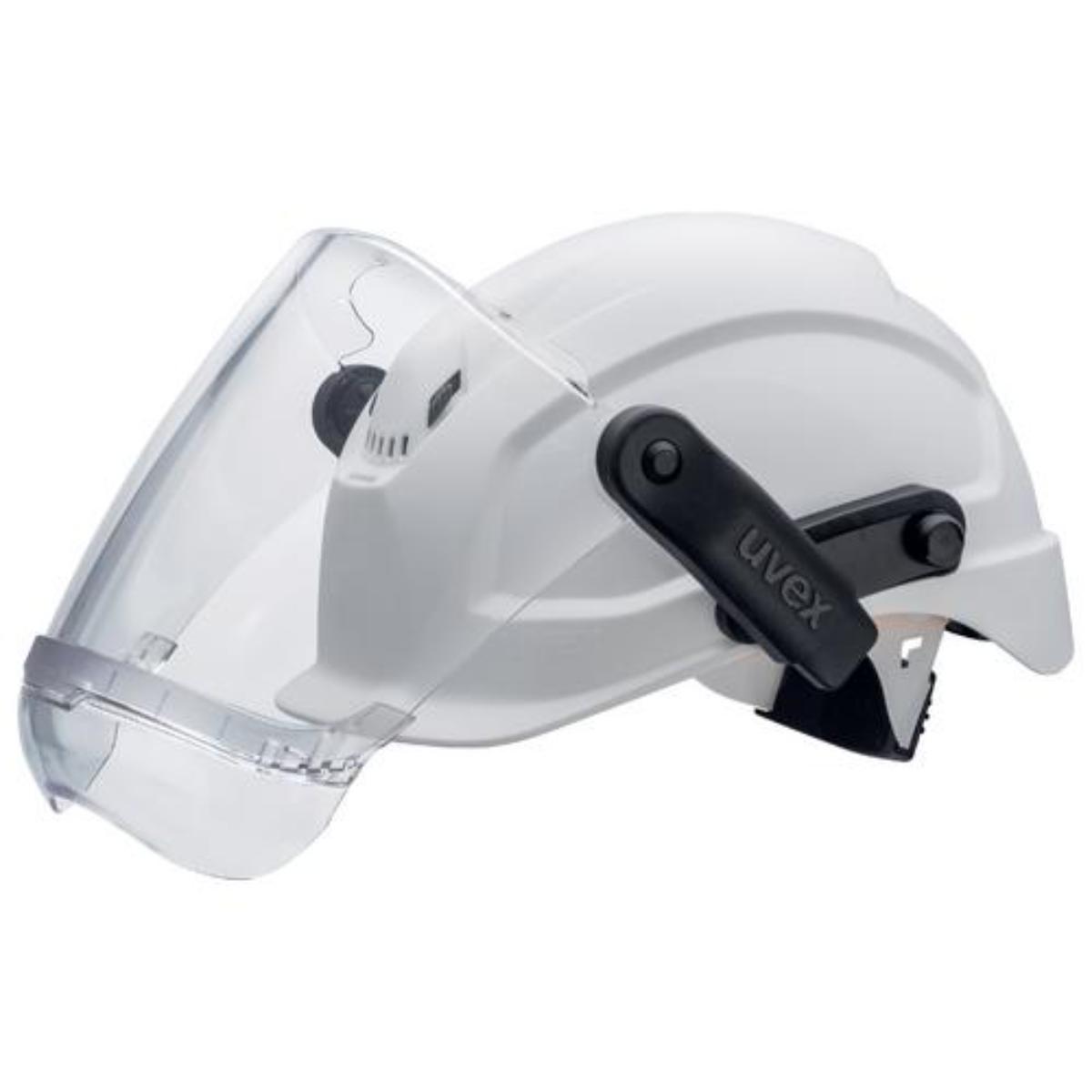 uvex Visier pheos mit Kinnschutz