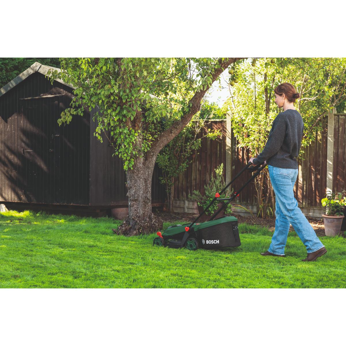 Bosch Akku-Rasenmäher ROTAK18V-34, 1x Akkupack PBA 18V 5.0Ah