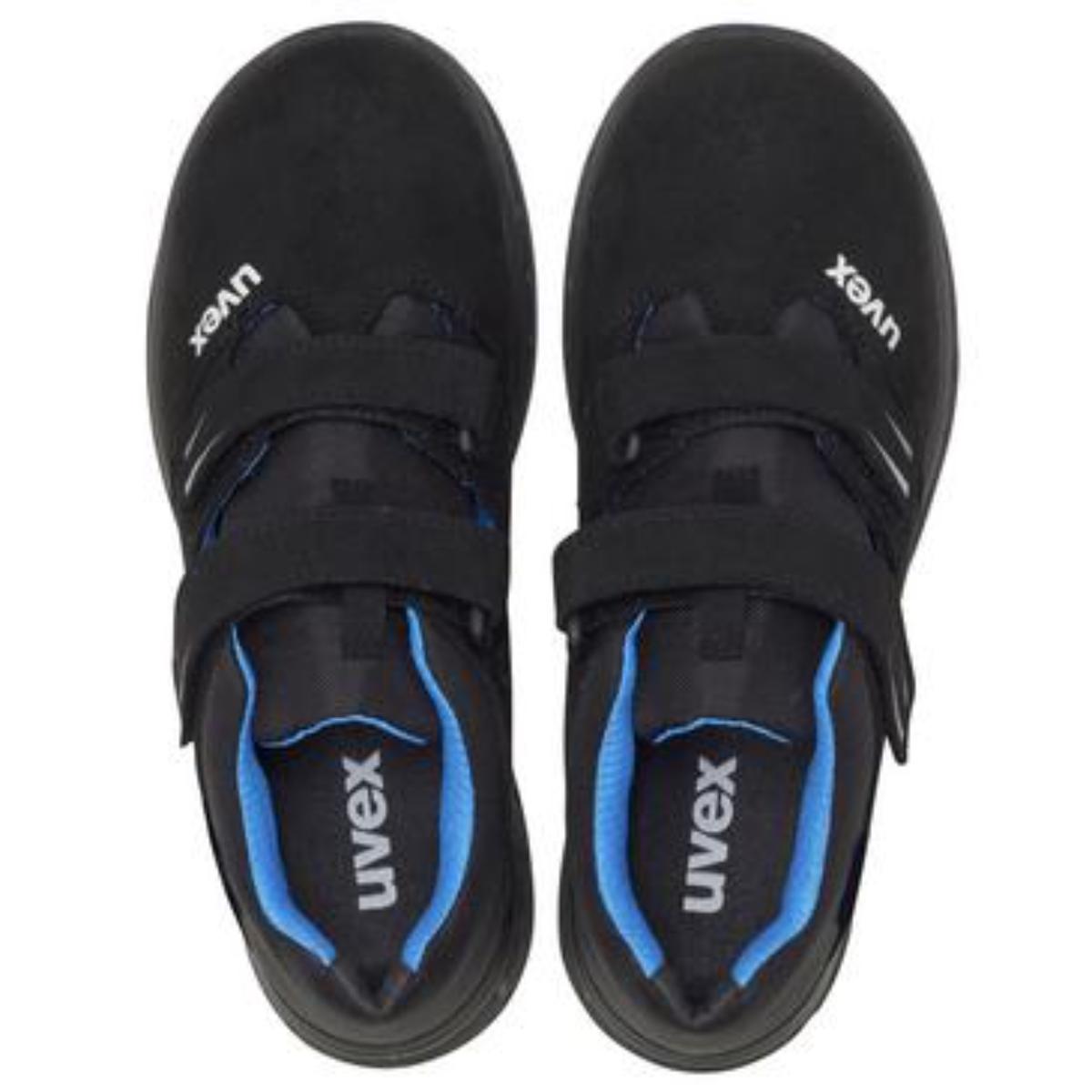 uvex 2 trend Sicherheitsschuh Sandalen S1P blau-schwarz