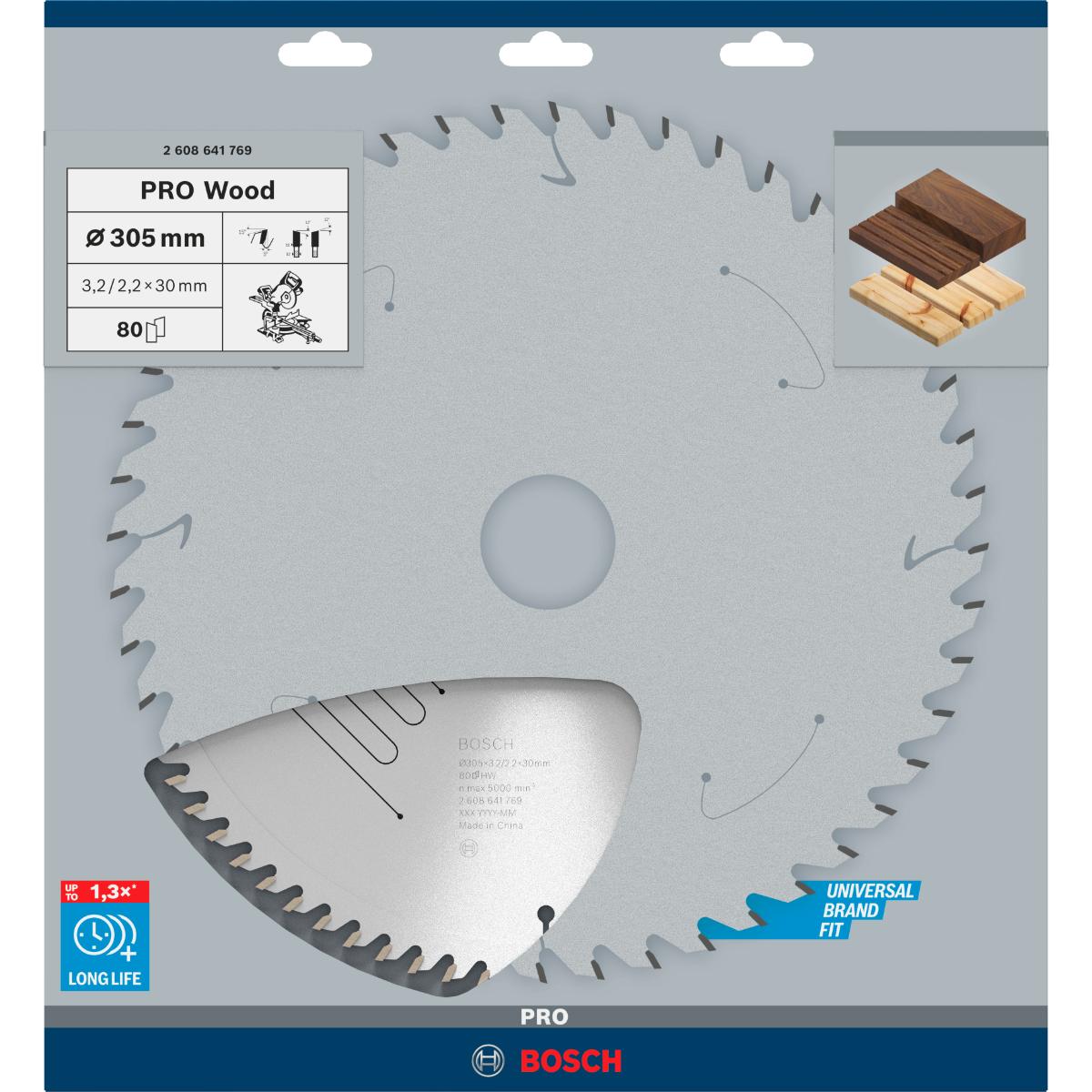 Bosch PRO Kreissägeblatt Optiline Wood für Kapp- und Gehrungssäge ø 305 mm