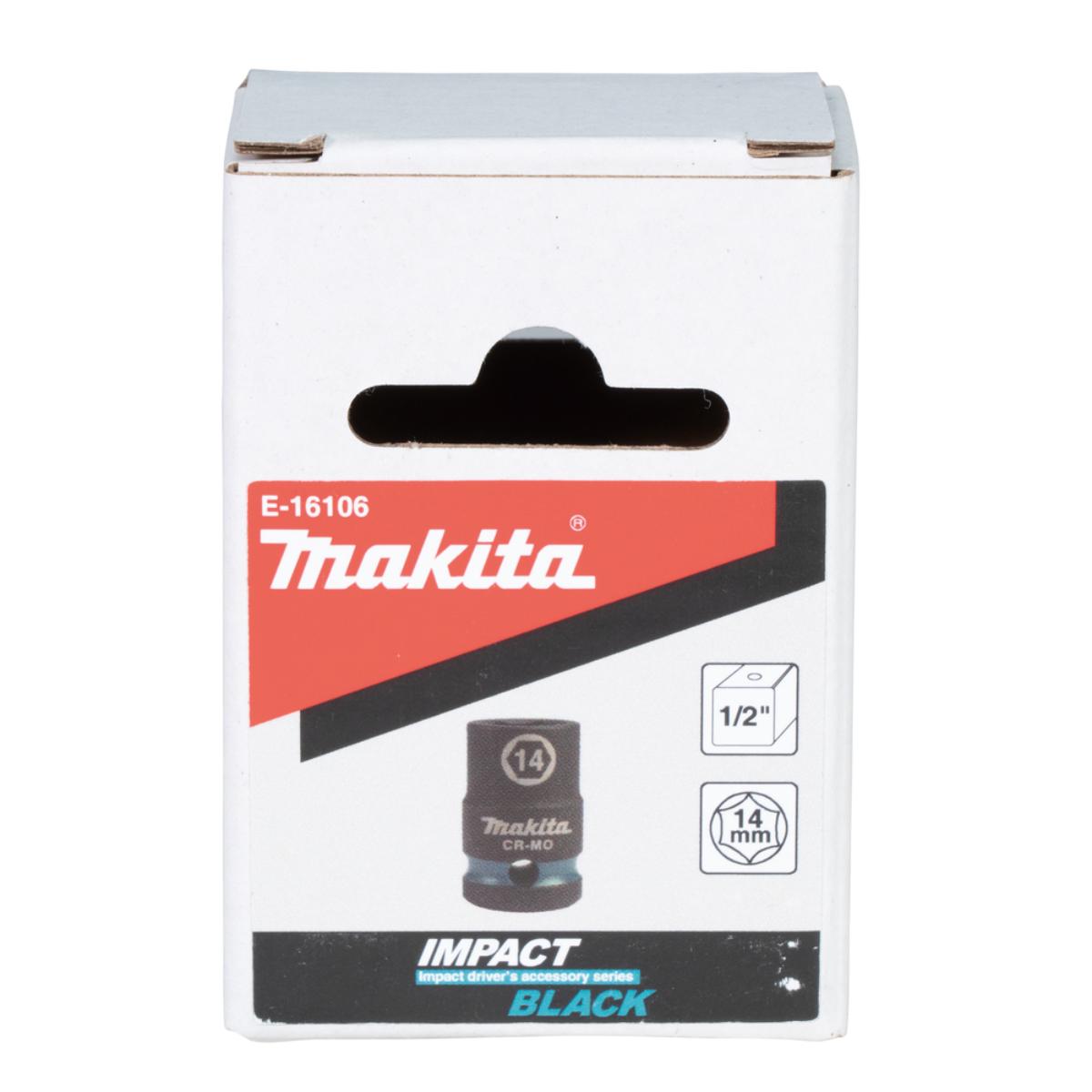 Makita Schlagnuss 1/2 Zoll kurz Impact Black
