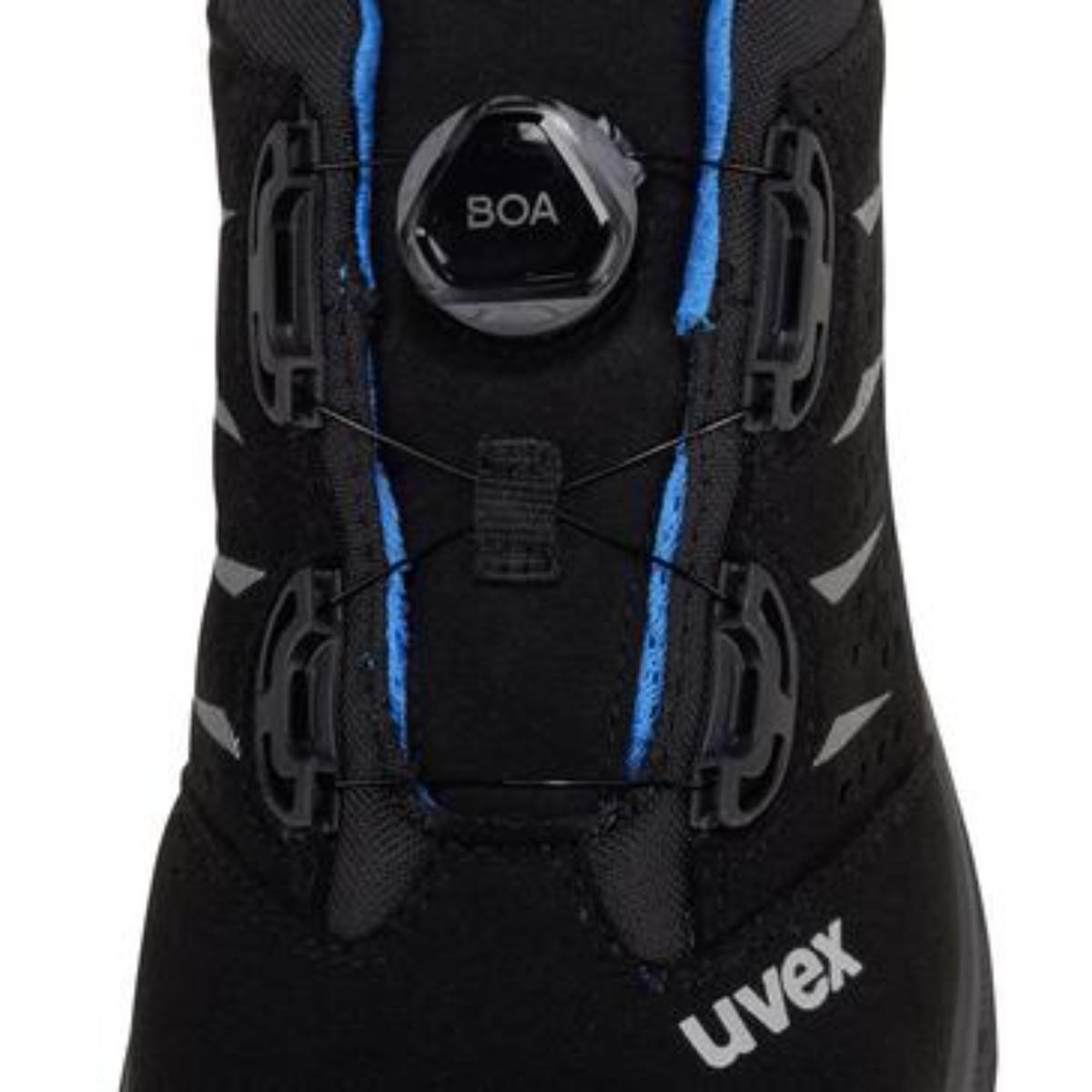 uvex 2 trend BOA SicherheitsschuhHalbschuhe S1P blau-schwarz