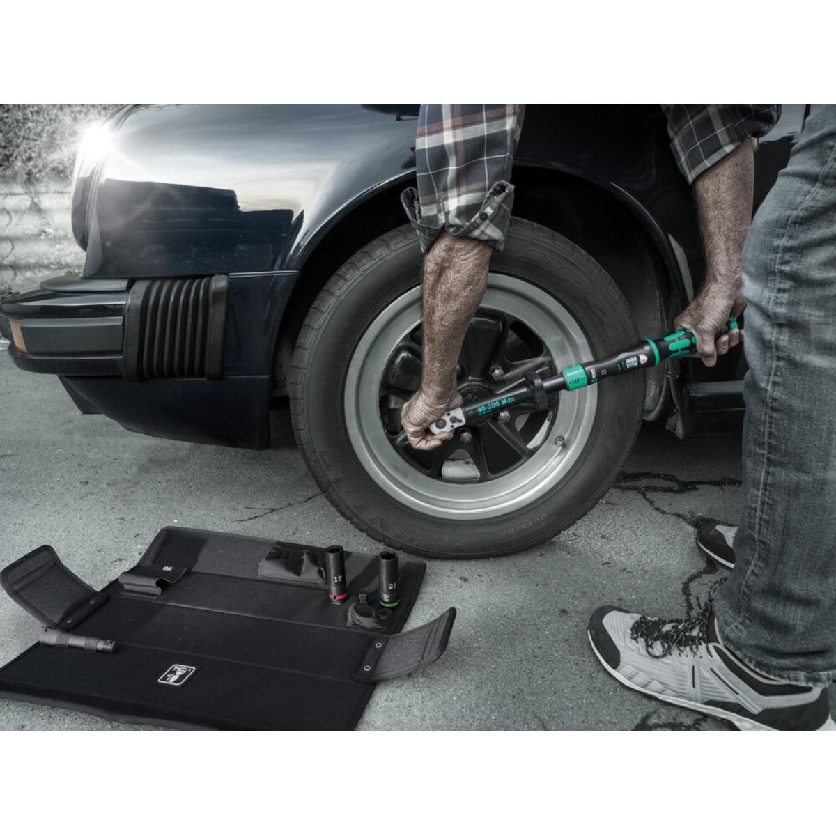 Wera Drehmomentschlüssel Click-Torque Lock C 3 KFZ-Radwechsel-Set 1