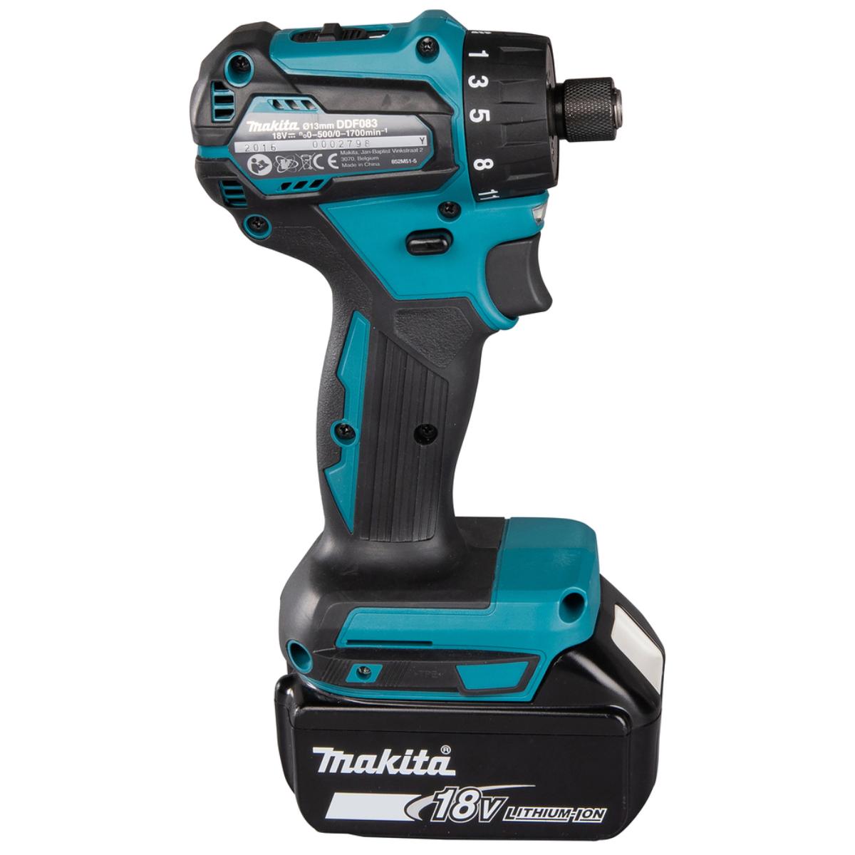 Makita Akku-Bohrschrauber 18V 40 Nm 0 – 1 700 min⁻¹