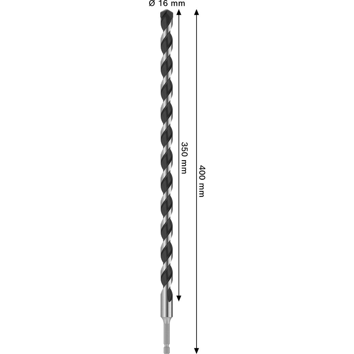 Bosch PRO HEX-5 Bohrer, 16 x 350 x 400 mm