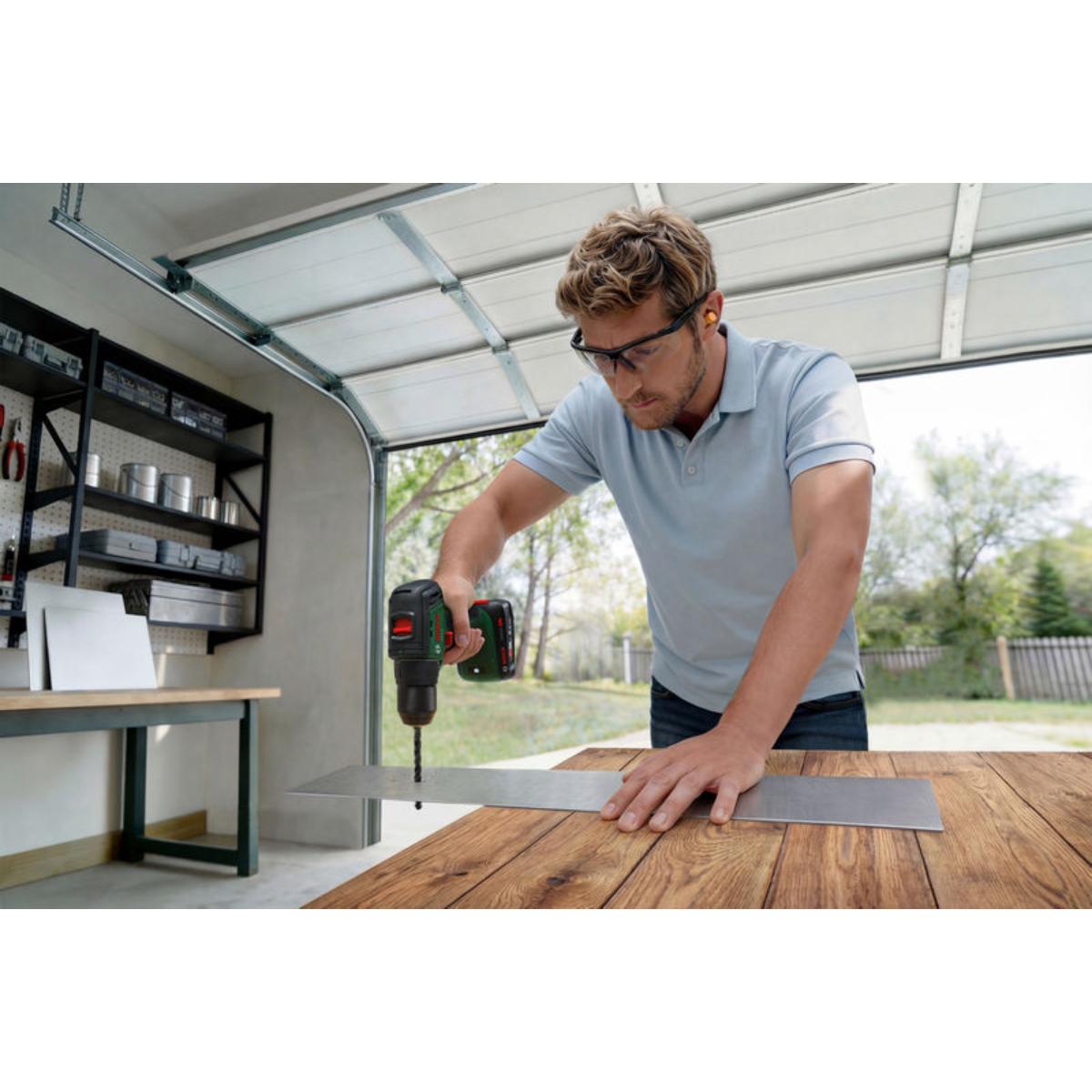 Bosch Akku-Bohrschrauber PSR18V-60, 2 x Akku PBA 18V 2.5Ah in Handwerkerkoffer