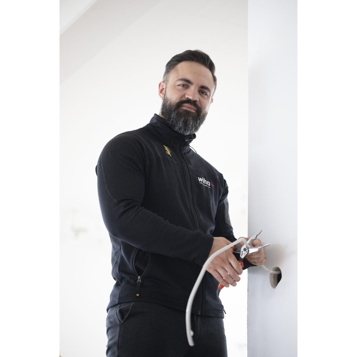 Wiha Multifunktionszange 8in1 Industrial electric mit ein- und ausschaltbarer Öffnungsfeder