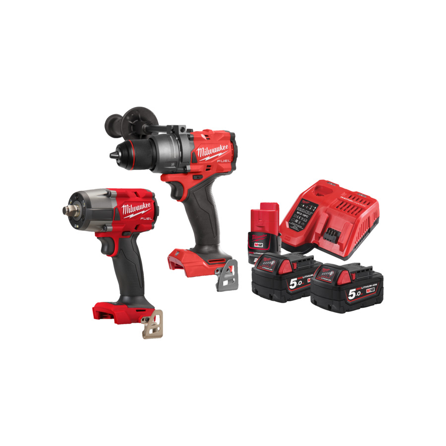 Milwaukee M18 FUEL Akku-Werkzeug-Set M18FPP2FH-502X