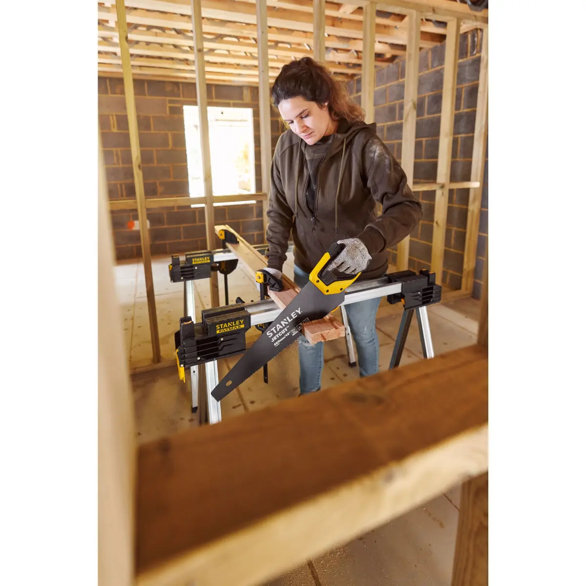 STANLEY JETCUT Handsäge für Laminat 450mm 11TPI