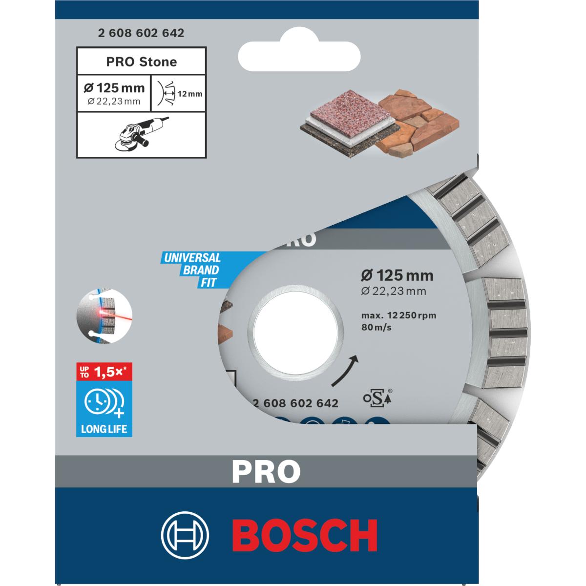 Bosch PRO Diamanttrennscheibe Best for Stone
