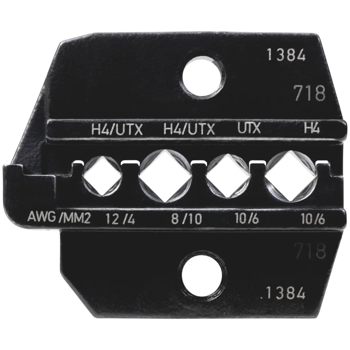 Rennsteig Crimpeinsatz für Amphenol UTX-C&F / H4 CF 4,0 - 10,0 mm²