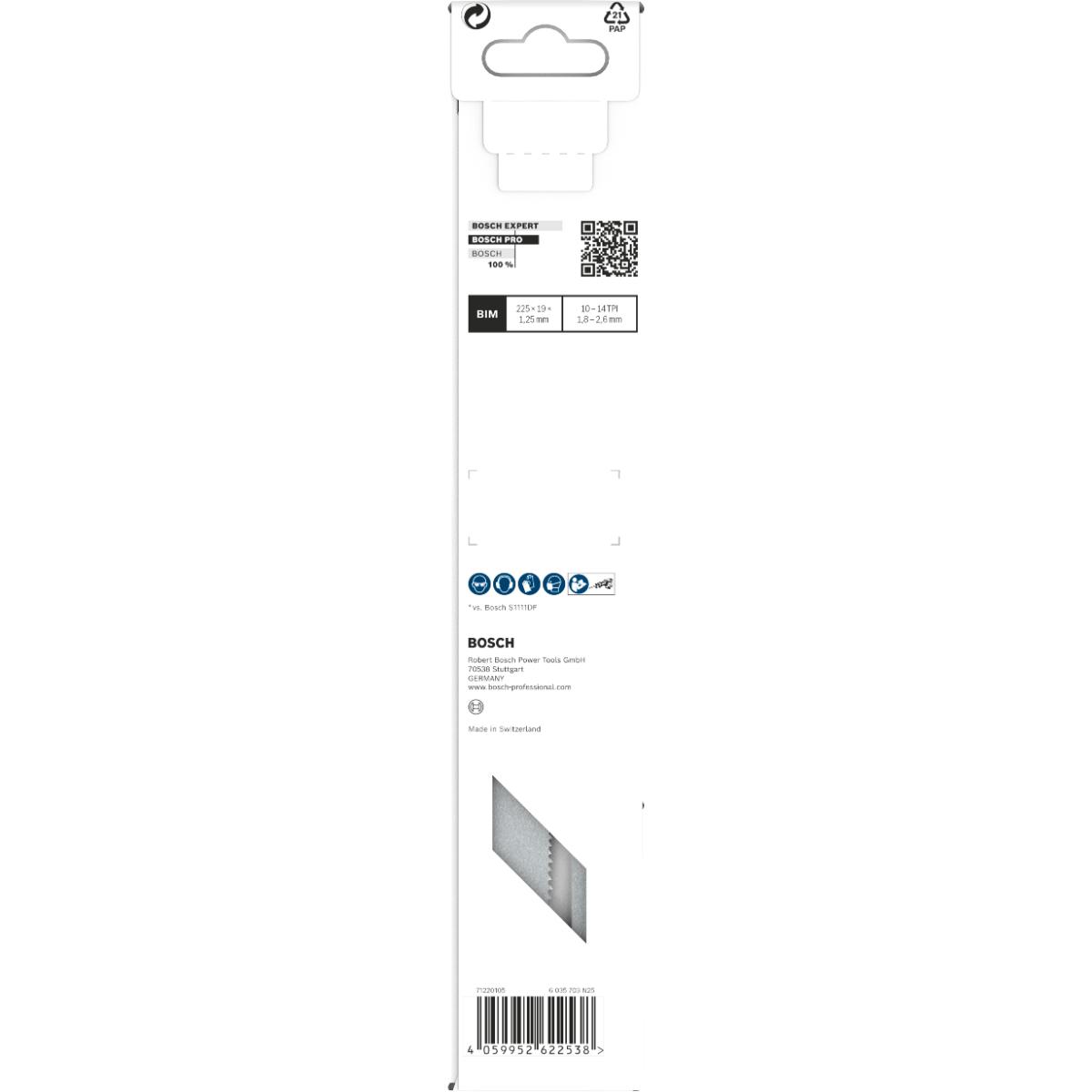 Bosch PRO Pallet Repair S1135VFR Blatt,1,25 x 19 x 225 mm