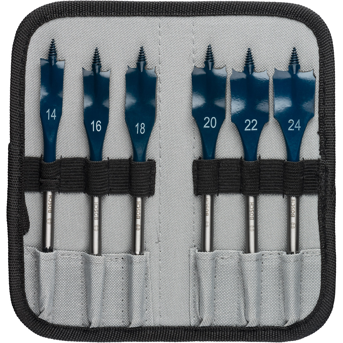 Bosch Flachfräsbohrer-Set Self Cut Speed, 6-teilig., 14-24mm